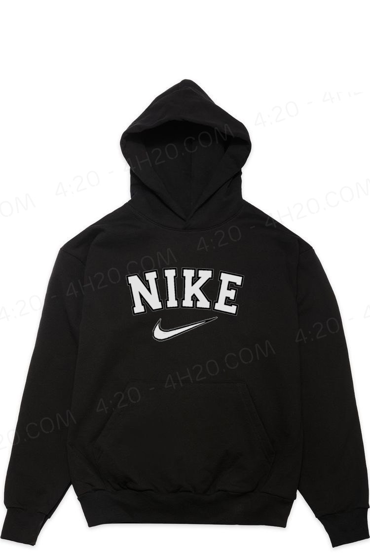 Áo Hoodie chữ Nike logo đen
